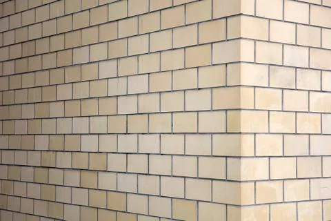 Brick wall corner Stock Photos