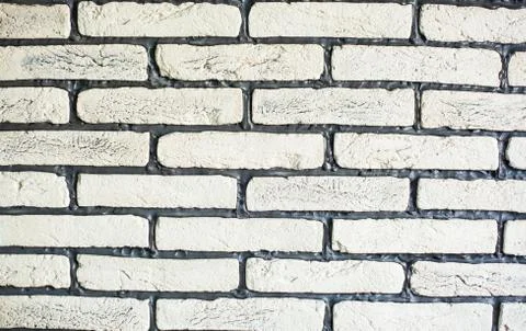 Brick wall design as mortar background texture Stock Photos