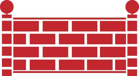 Brick wall design vector illustration Stock Illustration