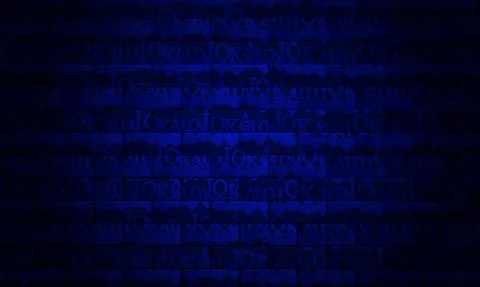 Brick wall with different suits of playing cards. Stock Illustration