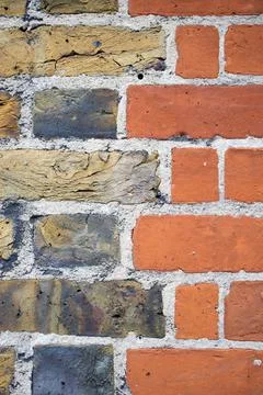 Brick wall division Stock Photos