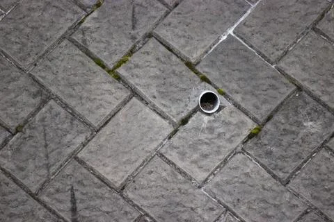 Brick Wall With Drainage Stock Photos