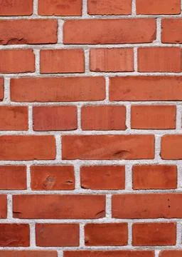 Brick wall, empty and texture with pattern, building development and backgr.. Stock Photos