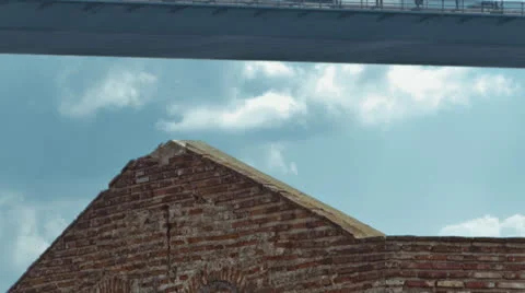 Brick Wall Stock Footage 27100057