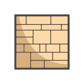 Brick wall forming a seamless tileable texture, perfect for backgrounds and.. Illustrazione stock