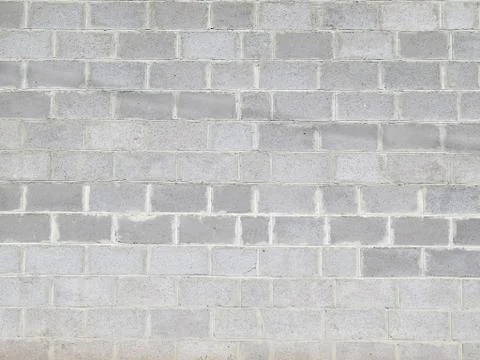 Brick wall gray light old brick texture Stock Photos