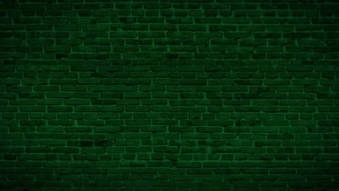 Brick wall green background. Stock Footage 172494915