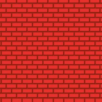 Brick wall icon pattern Stock Illustration