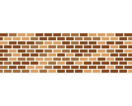 Brick wall icon vector Illustrazione stock