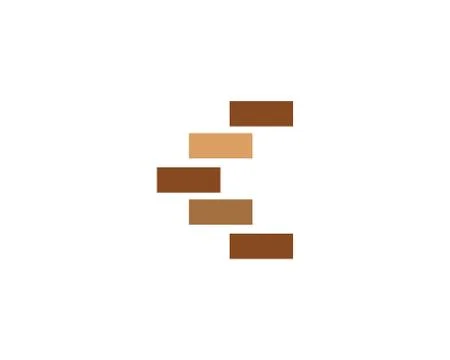 Brick wall icon vector Stock Illustration