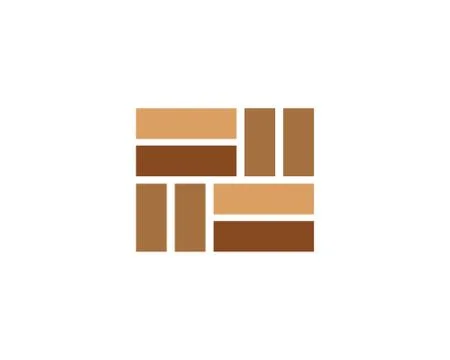 Brick wall icon vector Stock Illustration