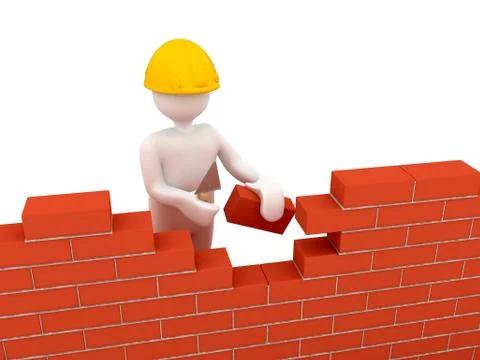 Brick wall Stock Illustration