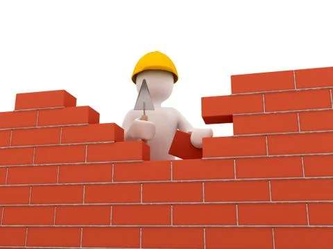 Brick wall Stock Illustration