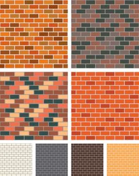 Brick wall Stock Illustration