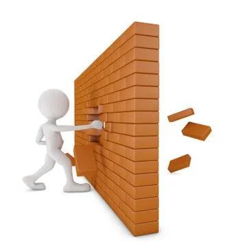 Brick wall Stock Illustration