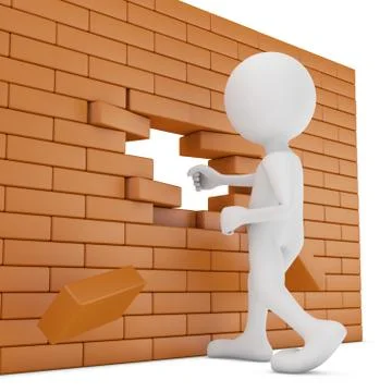 Brick wall Stock Illustration