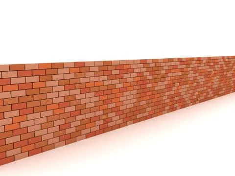 Brick Wall Stock Illustration