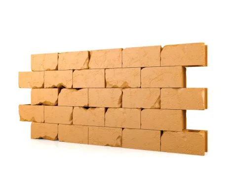Brick wall Stock Illustration