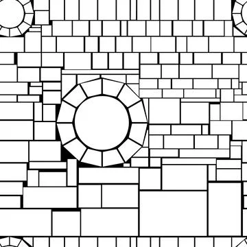 A brick wall Иллюстрация