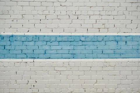 Brick wall light background close-up Stock Photos