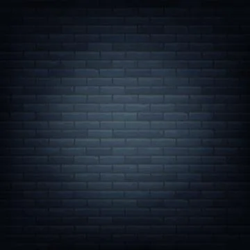 Brick wall with light source background isolated pattern. Vector illustration イラスト素材