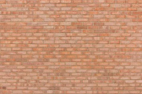 Brick wall made from Orange bricks. Stock Photos
