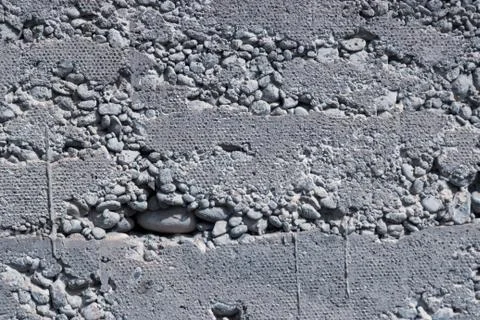 Brick wall made of stone Foto stock