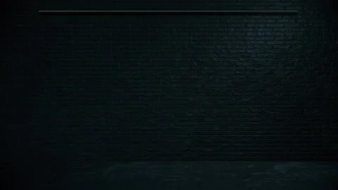 Brick Wall Neon Blinking Lamp Looping Animation Beautiful Background 10 Bit 4K Stock Footage 141188022