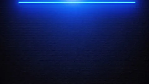 Brick Wall Neon Blinking Lamp Looping Animation Beautiful Background 10 Bit 4K Stock Footage 141190472