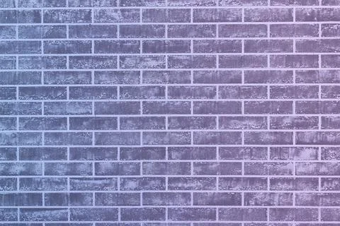 Brick wall neon purple gradient colors template pattern wallpaper textured ba Stock Photos