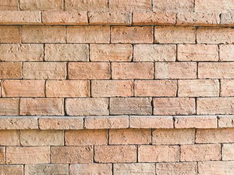 Brick wall or floor texture surface background Stock Photos