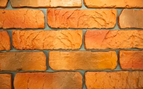 Brick wall pattern background closeup 스톡 사진