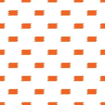 Brick wall pattern, cartoon style Stock Illustration