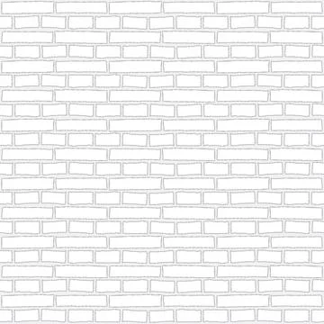 Brick wall pattern, hand-drawn texture, masonry layout, construction sketch.. 스톡 일러스트