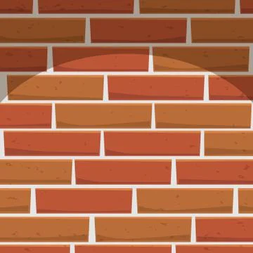 Brick Wall Pattern 스톡 일러스트