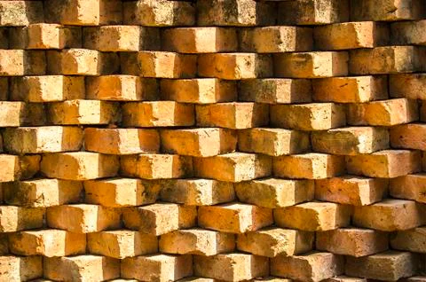 Brick wall pattern Stock Photos