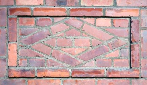 Brick wall pattern 스톡 사진