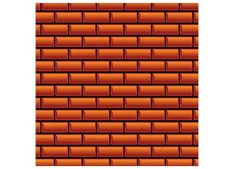 Brick Wall Pattern, Texture, Background Illustration Vector 스톡 일러스트