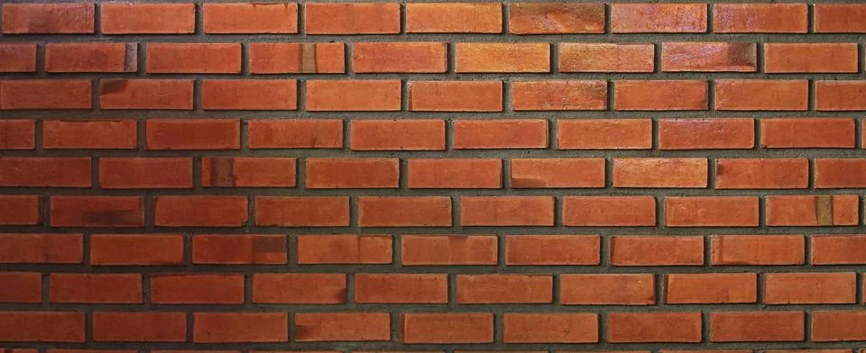 The brick wall pattern texture background. Stock Photos