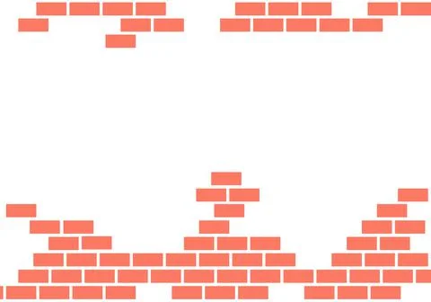 Brick wall pattern. Vector illustration desing 스톡 일러스트