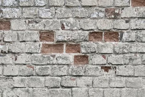 The brick wall peeled a background Stock Photos