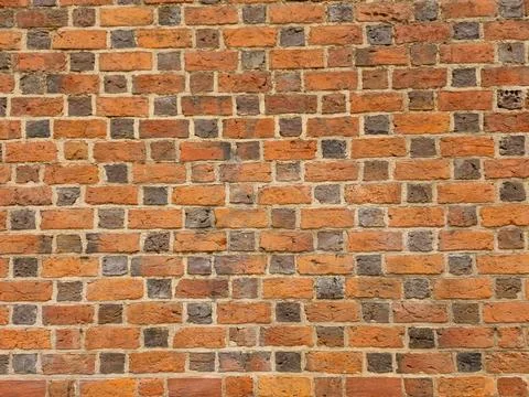 Brick wall red background texture pattern vintage Stock Photos