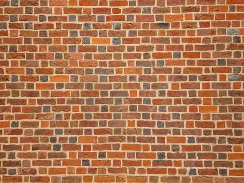 Brick wall red background texture pattern vintage Stock Photos