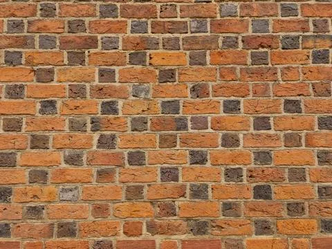 Brick wall red background texture pattern vintage Stock Photos