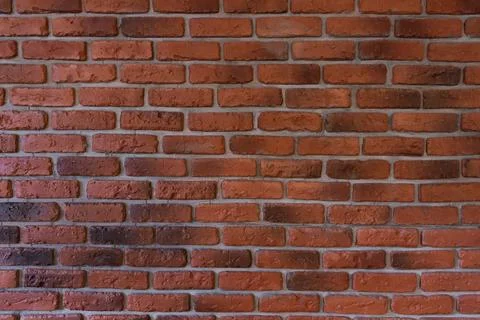 Brick wall red brick background Stock Photos