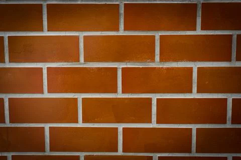 Brick wall with red brick Stock Photos