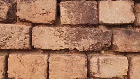 Brick wall of red color. Stock Footage 168937090