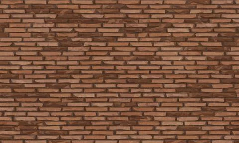 Brick wall, Red orange bricks wall texture background for graphic design, Vector 스톡 일러스트