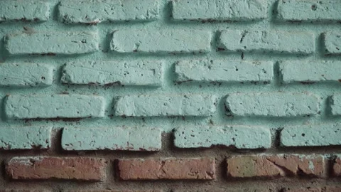 Brick wall with reflection Video stock 165915906