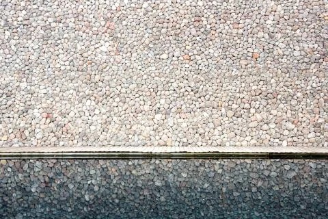 Brick wall reflection Stock Photos